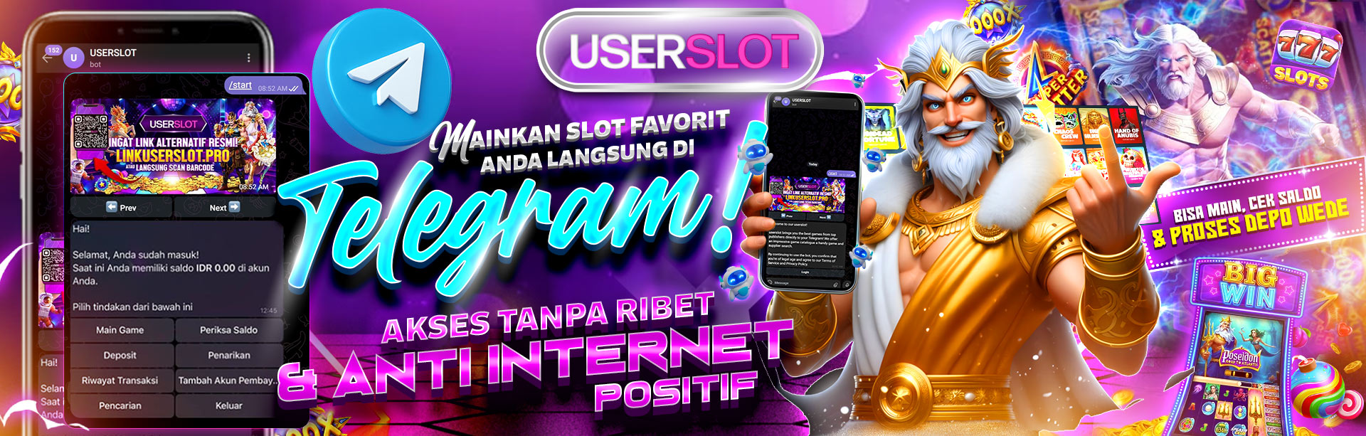 Main di Telegram